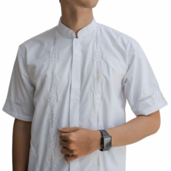 BAJU KOKO PRIA DEWASA BAJU KOKO KERANCANG PADANG FASHION MUSLIM PRIA