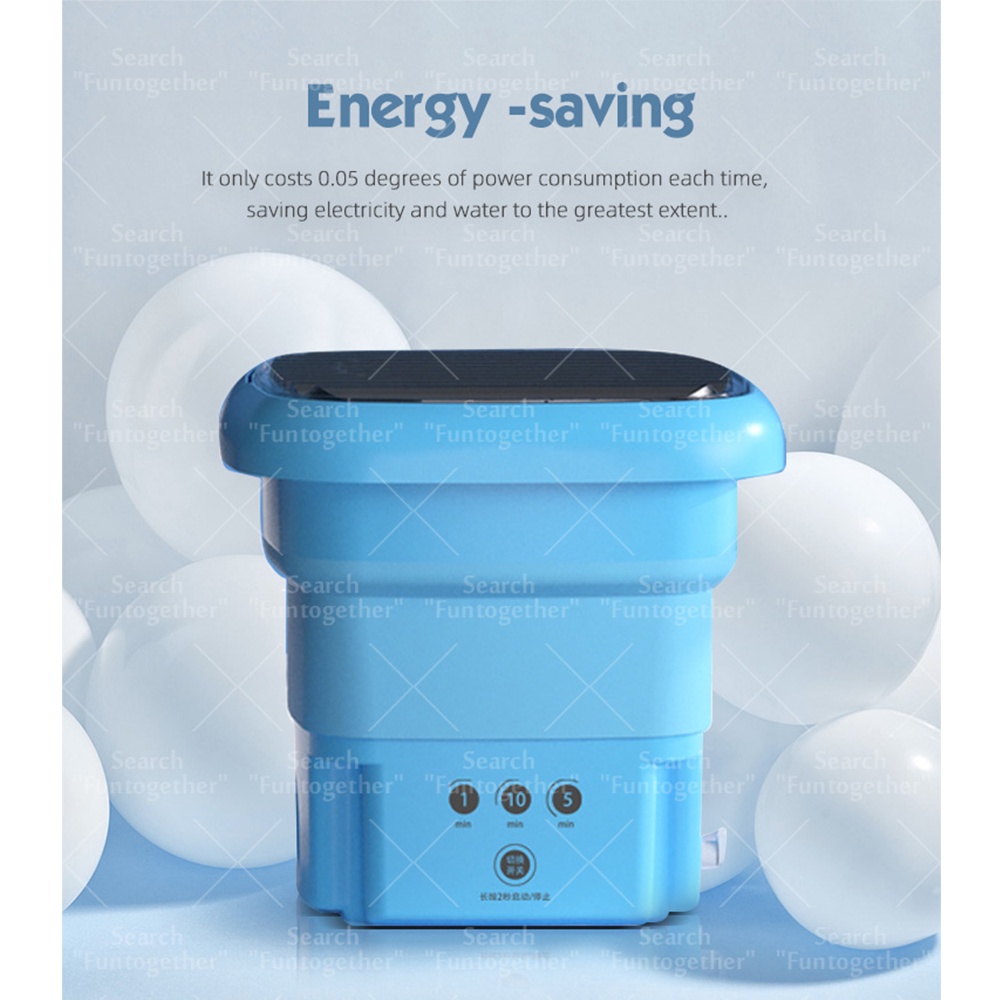 Mesin Cuci Mini Portable Mesin Cuci Lipat Mini Folding Washing Machine Mesin Cuci Kecil KAPASITAS 2,5kg 4,5L