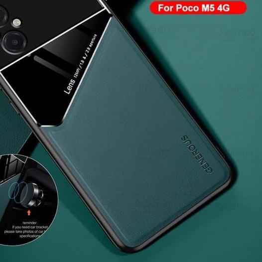 ✼ POCO M5 M5S / M4 PRO 4G / M3 / M3 PRO 5G SOFT CASE PREMIUM PLEXIGLASS LEATHER ℮