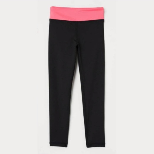 MURAH-CELANA HM LEGGING SPORT H&M BLACK SIMPLY TWO COLOUR ANAK PEREMPUAN HNM 3.1.23