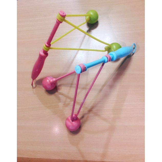 Lato Lato Gagang Ukuran 20cm  /Mainan Latto Bola Etek Etek Lato Lato Viral Tek Tek