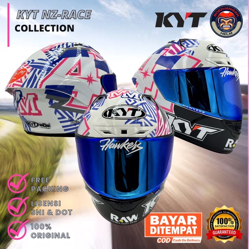 Jual KYT HELM NZ RACE ESPARGARO 2022/E06 KYT FULL FACE TERBARU KYT