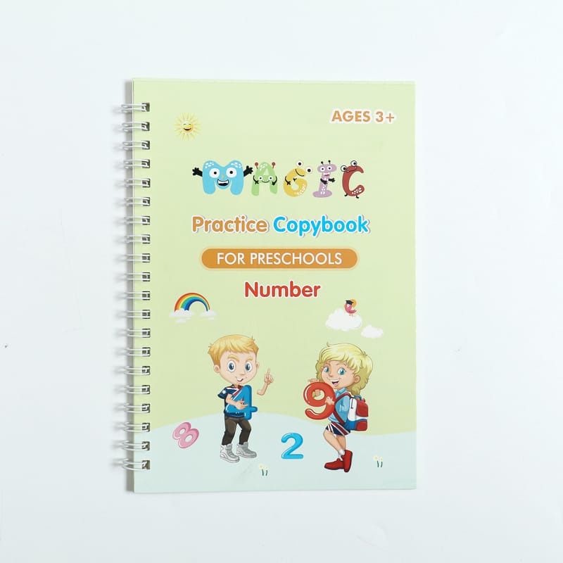 Practice Copybook For Preschool / Buku Belajar Anak Paud