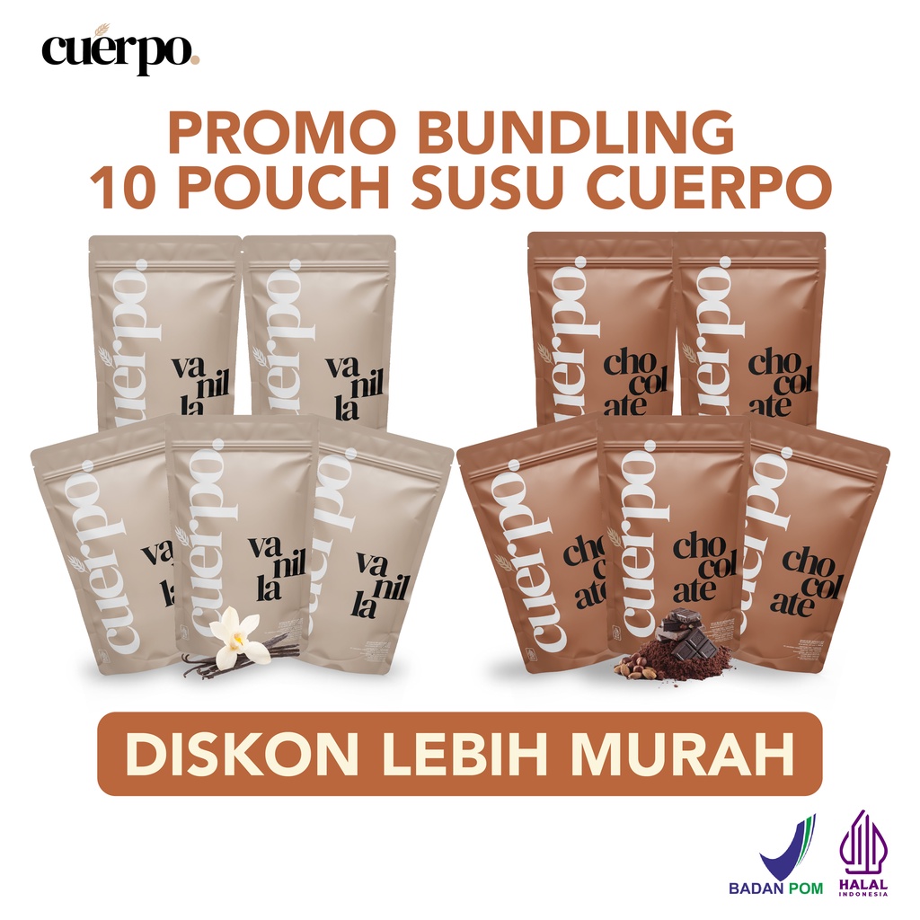 SUSU CUERPO 960 GRAM (PAKET 10 POUCH)