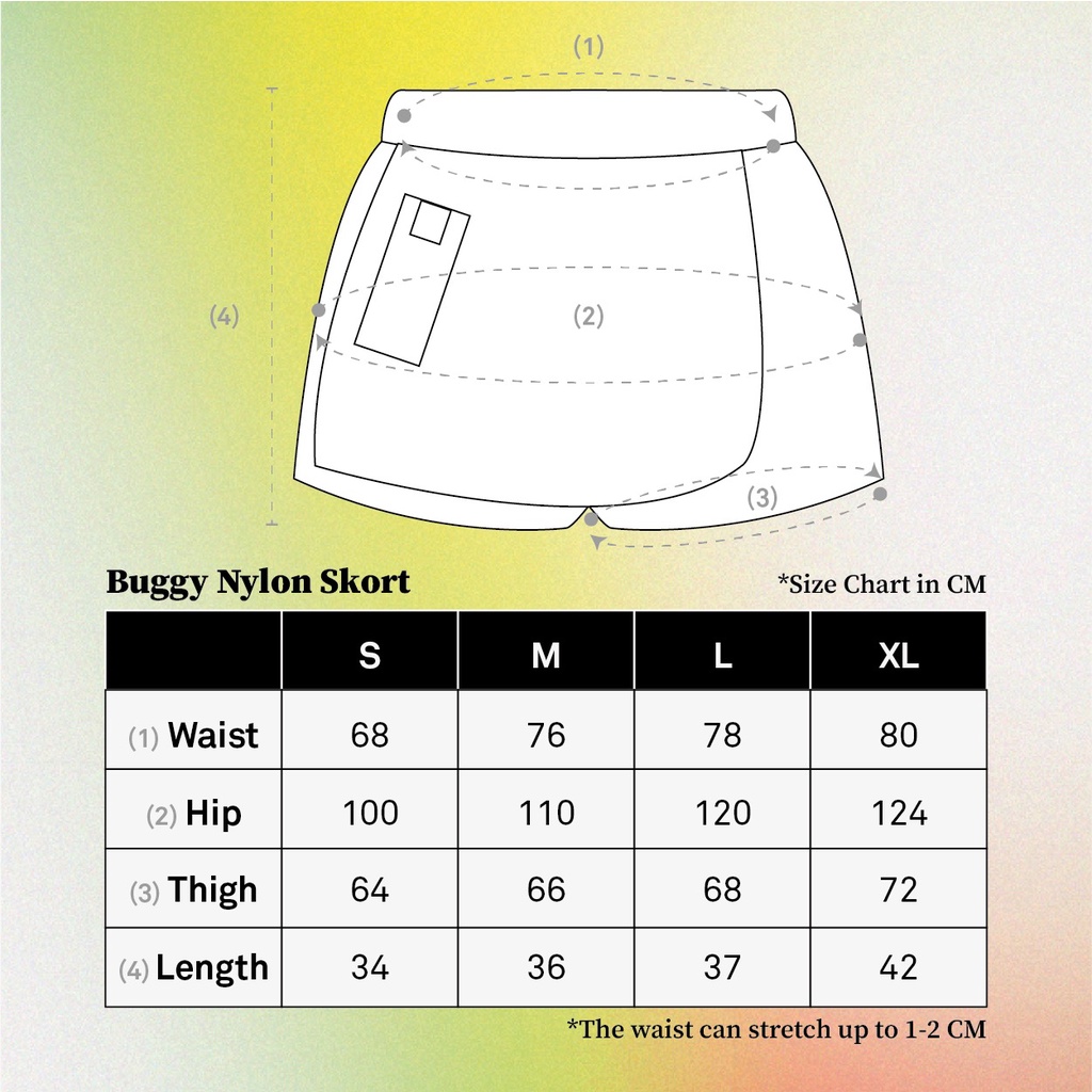 Taka Craft - Buggy Nylon Skorts Black