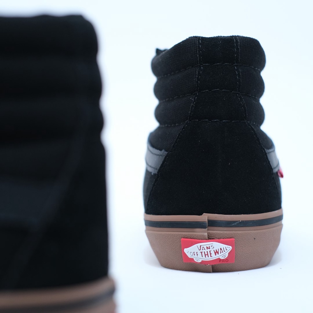 SALE DISKON! VANS PRO SK8-HIGH BLACK/GUM 100% ORIGINAL BNIB