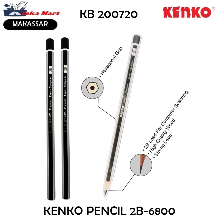 

[PCS] KENKO PENCIL 2B-6800