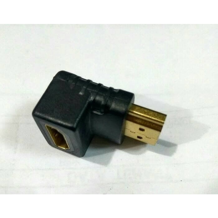 CONVERTER / GENDER / ADAPTER / CONNECTOR HDMI MALE - FEMALE BENTUK L