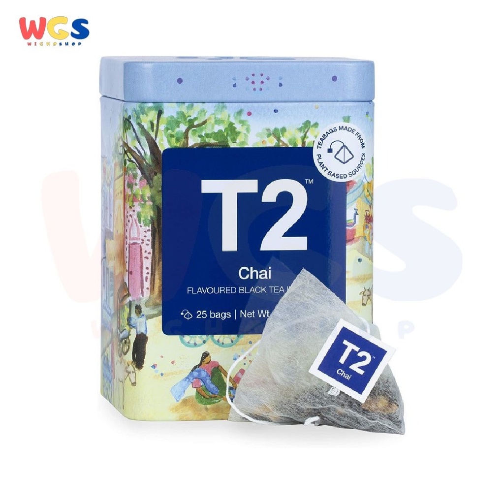 T2 Tea Chai Black Tea Bag 25 Bags 62.5g