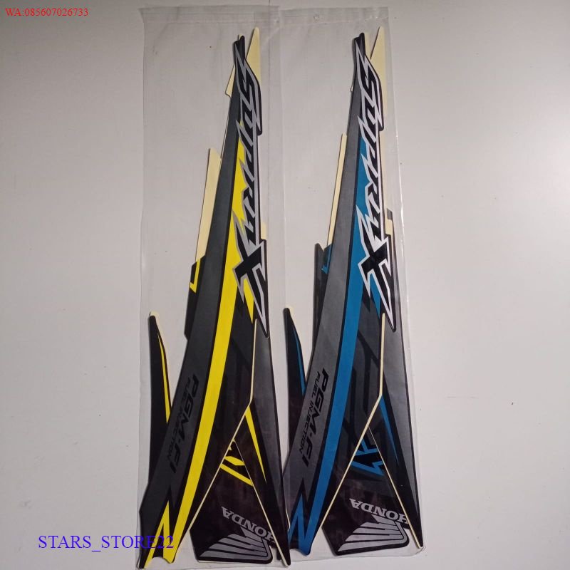 (ORI) striping sticker Honda Supra X 125 fi 2018 KUALITAS ORIGINAL PABRIK
