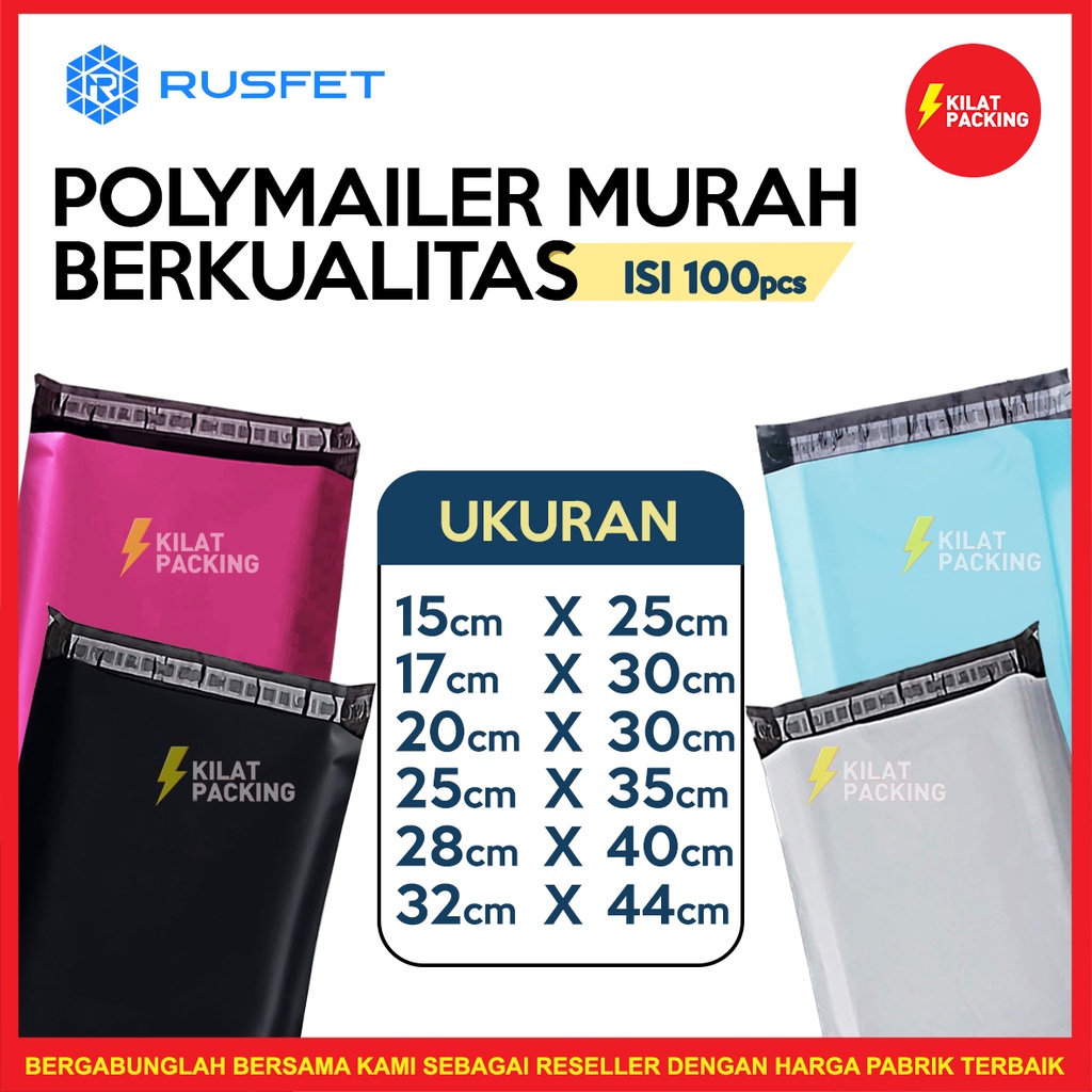 

Amplop Plastik Polymailer Packaging Online Amplop Polymailer Rusfet Termurah Isi ±100 Lembar