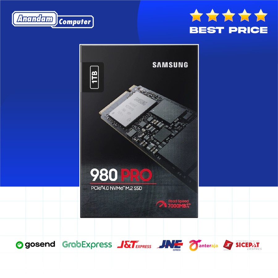 Samsung SSD 980 PRO 1TB M.2 PCIe NVMe Gen4 M2 Internal SSD