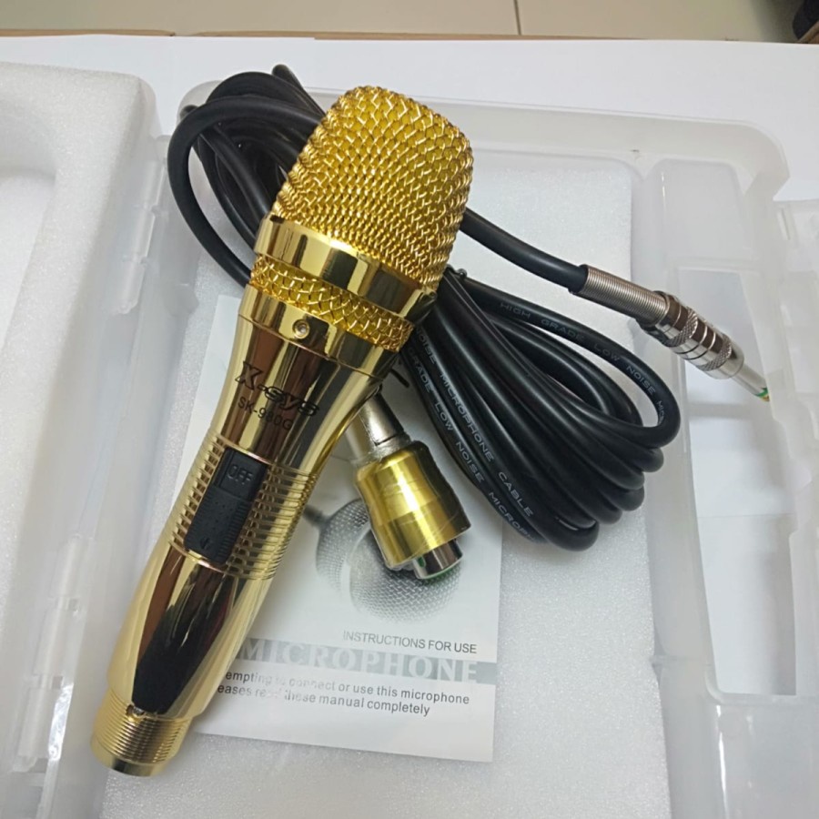 Microphone Kabel Super Peka X-sys SK-980 Gold