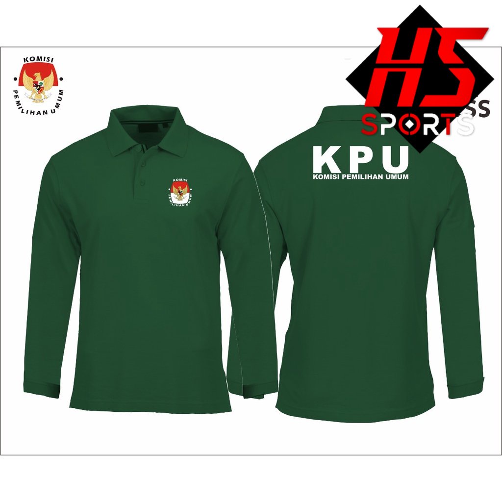 POLO KPU - BAJU KPU LENGAN PANJANG - BAJU KERAH KPU - KOMISI PENGAWAS UMUM