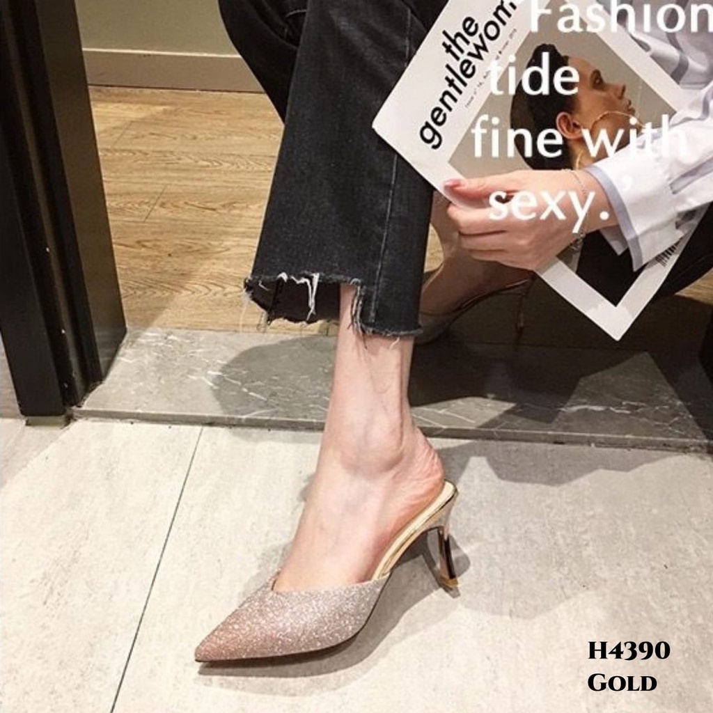 PRF Sepatu Heels Stiletto Fashion Korea H4390