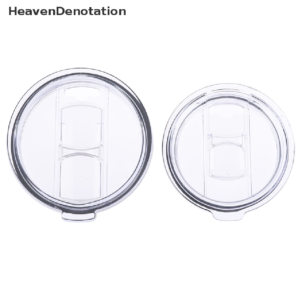 [HeavenDenotation] Food Grade PP 20 / 30 Ounce Splash Spill Proof Clear Mugs Cups Lid For Tumbler Cup HDV