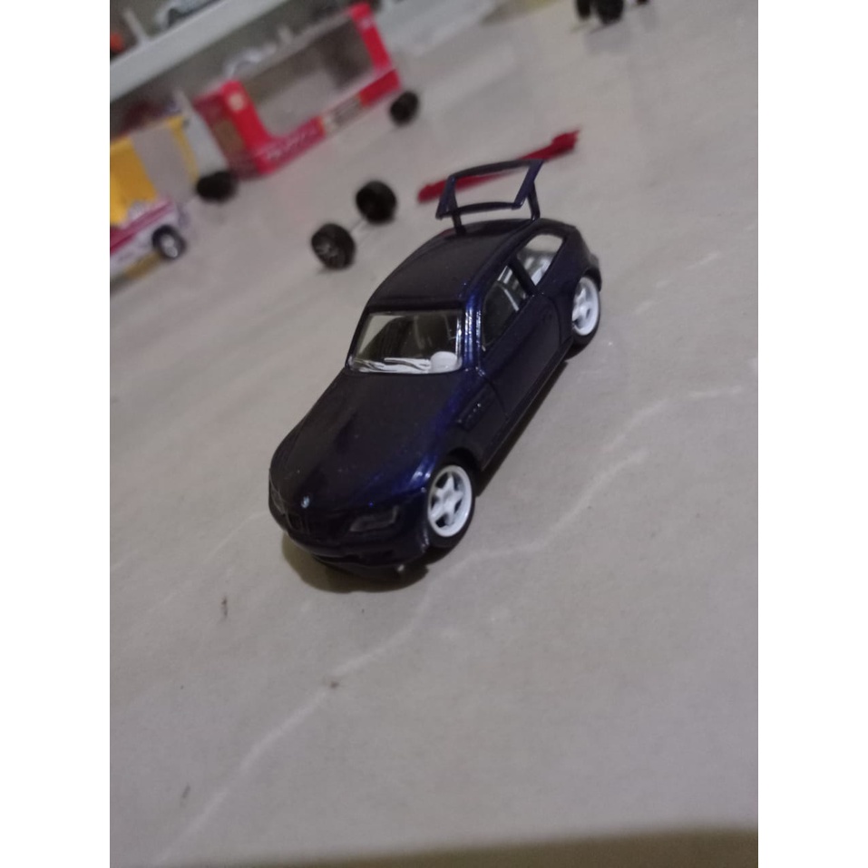 majorette BMW Z3 coupe custom ban karet open back door