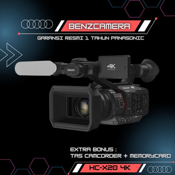 Panasonic HC-X20 4K Camcorder