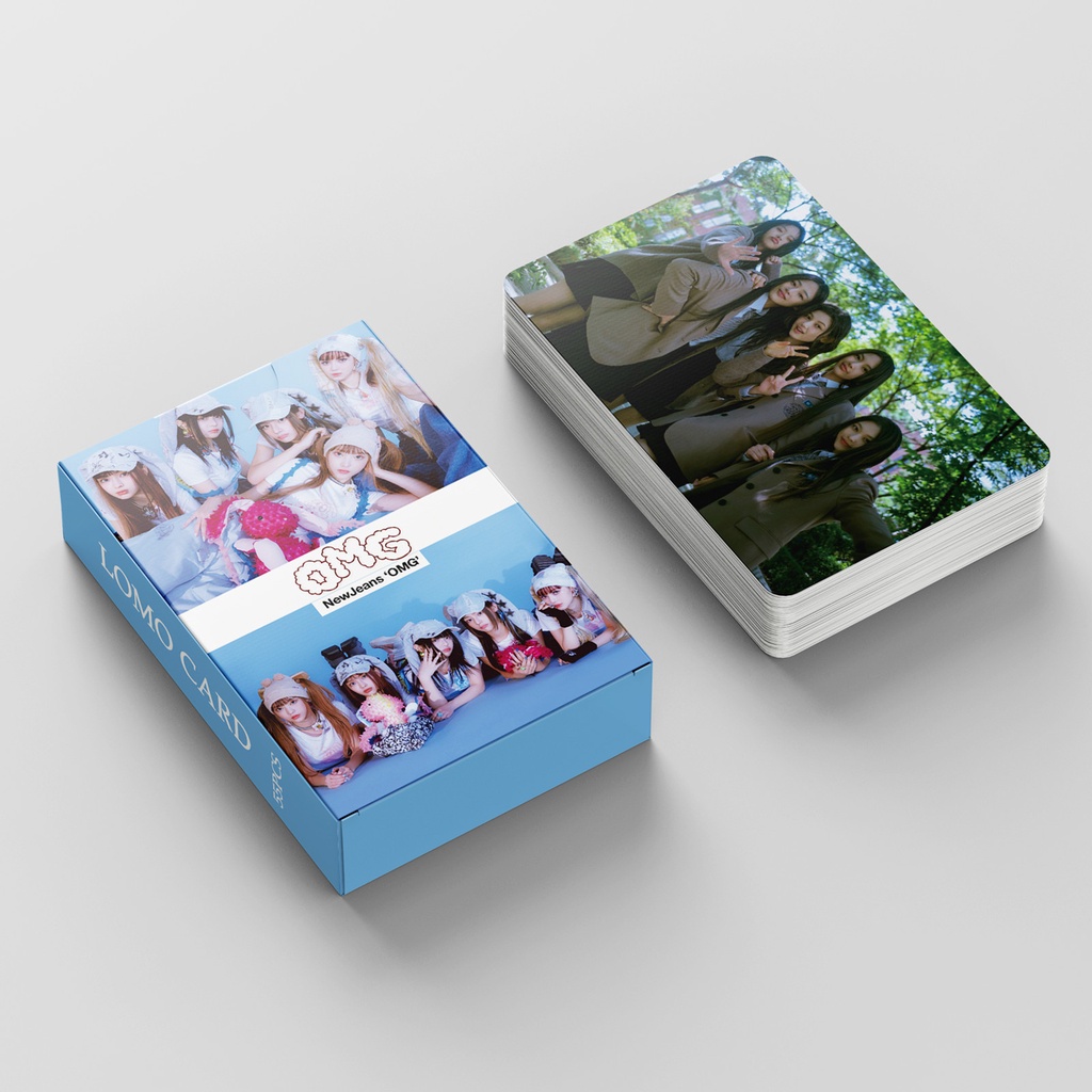 55pcs /box NJ Album Baru Photocards Hyein MINJI DANIELLE Hanni Haerin Lomo Kartu Kpop Postcards