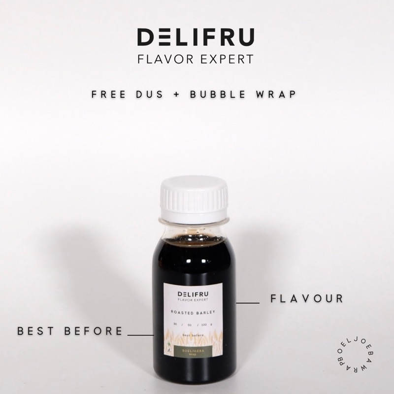 Delifru Roasted Barley Syrup Repack [30, 50, 100] g