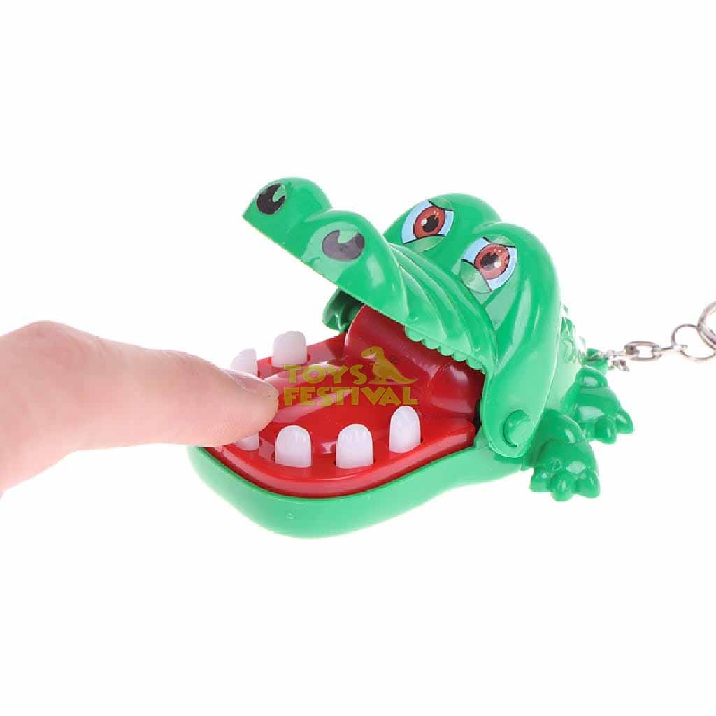 Gantungan Kunci dan Mainan Prank Buaya Gigit Crocodile Dentist