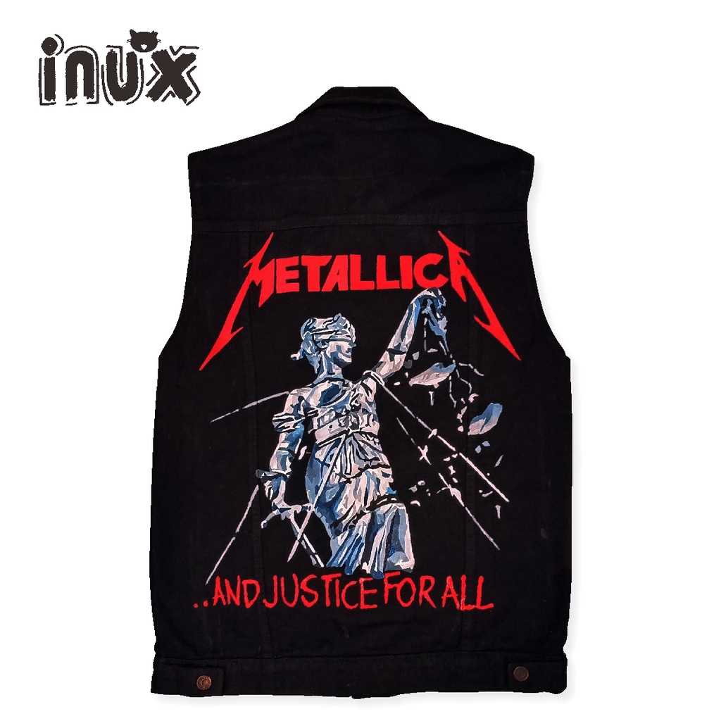VEST JEANS METALLICA / ROMPI JEANS METALLICA / ROMPI METALLICA / JAKET METALLICA / ROMPI MOTOR