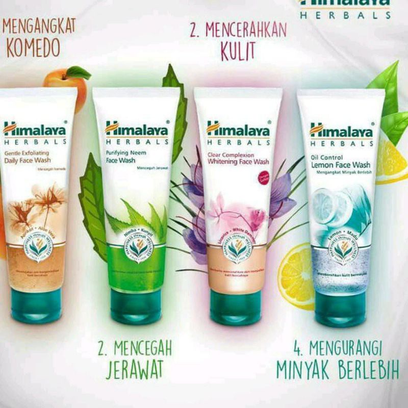 Himalaya All Series | Neem Face Wash | Neem Face Wash Foaming | Clear Complex | Gentle Exfo | Neem Scrub | Neem Mask | Refreshing &amp; Clarifying Toner