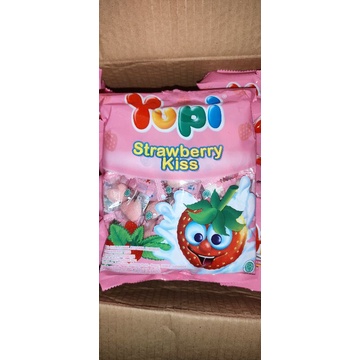 

PERMEN YUPI STRAWBERRY KISS BAG 120gram MURAH!