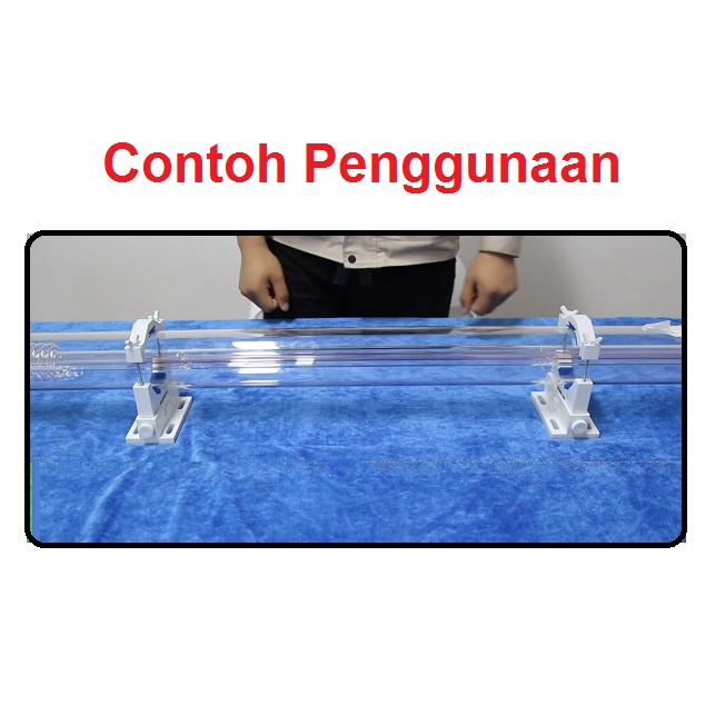 [HAEBOT] Flexible Holder Bracket Dudukan Tabung Laser Co2 50mm 80mm Mesin CNC Cutting Akrilik Fleksibel Adjust Diameter Set