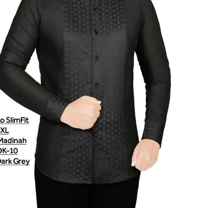 ➮ CDL 10 HEM KEMEJA KOKO PRIA SLIM FIT LENGAN PANJANG COLIN DION BAJU KOKO MUSLIM LEBARAN ✼