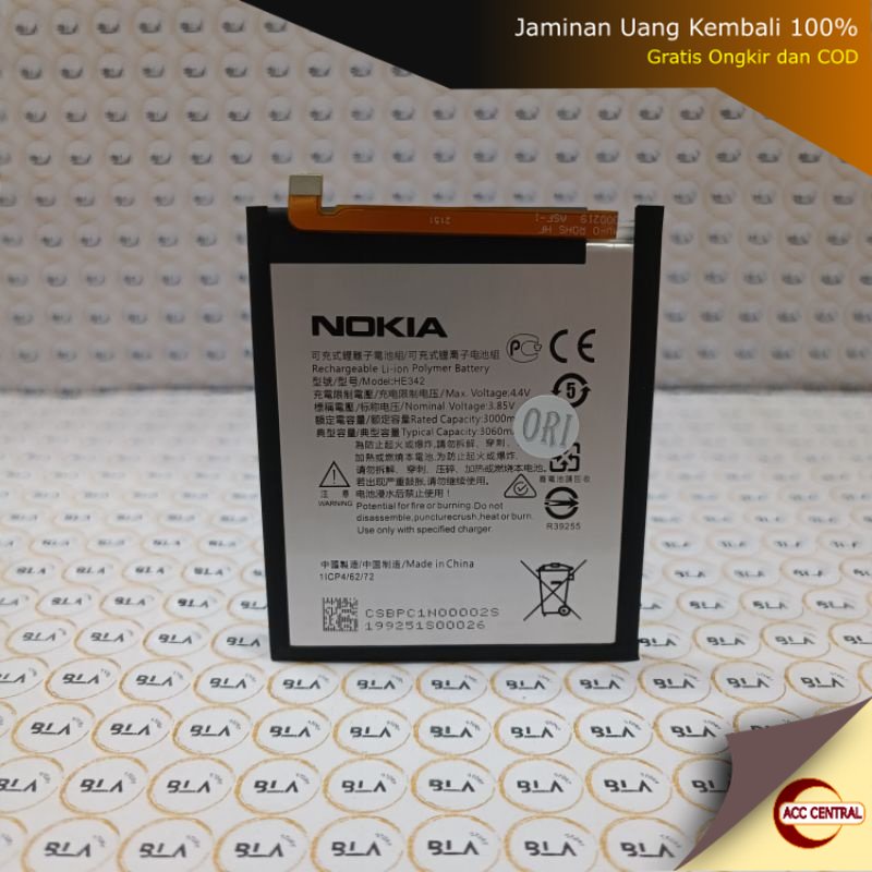 Original Baterai Batre HE342 NOKIA 5.1 PLUS / NOKIA 6.1 PLUS