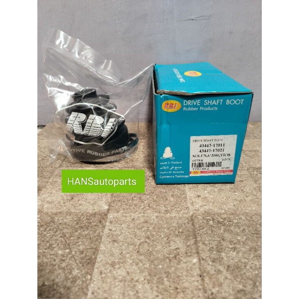 boot boat karet CV joint kopel kokel luar Soluna 2000 Vios limo gen 1 merk rbi Thailand