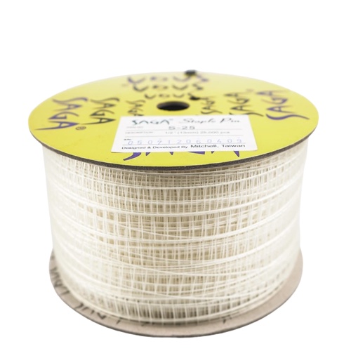 

Saga Staple Pin S-25 13mm Strapler Bandrol Merk - 1 Roll