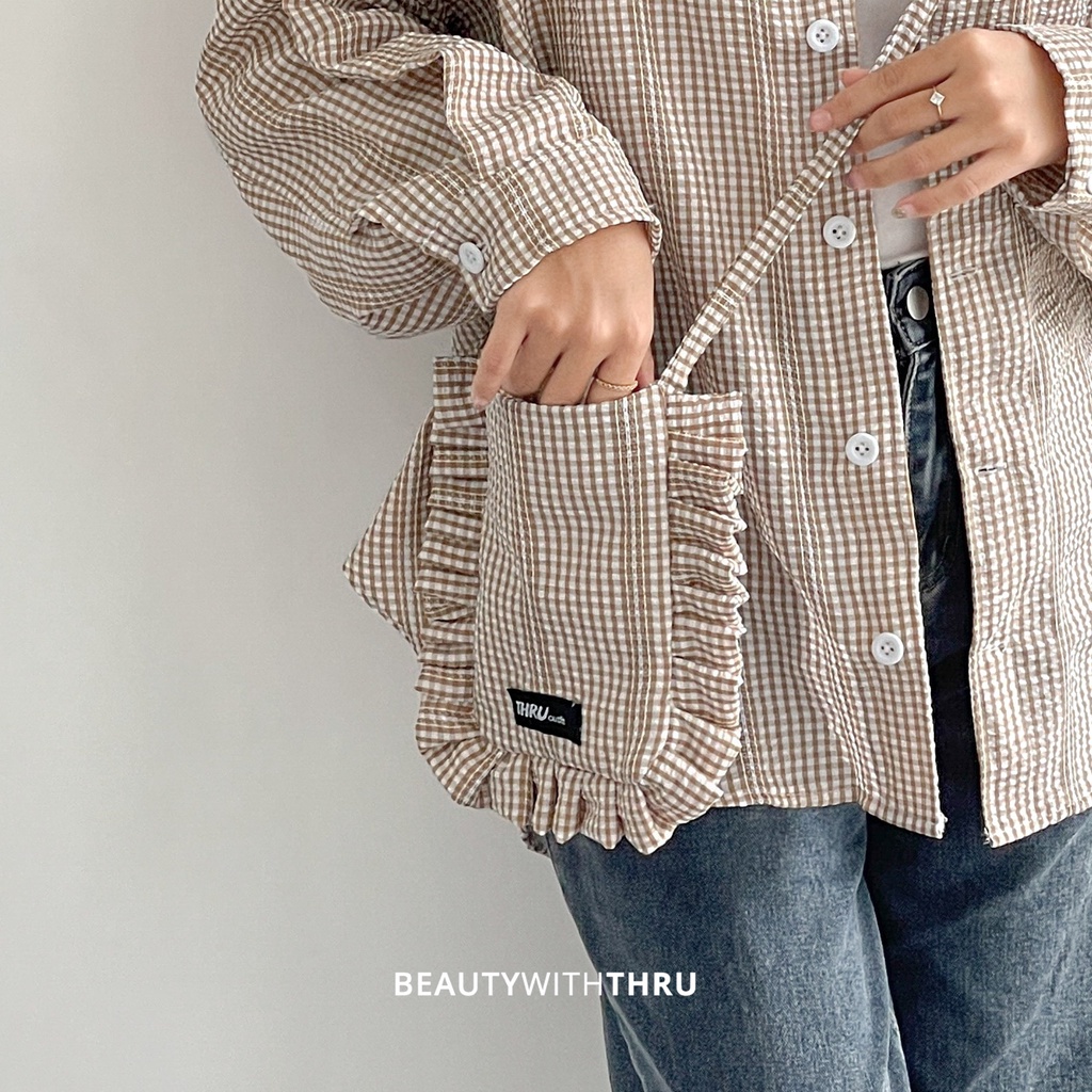 Gingham Bag - Thruoutfit