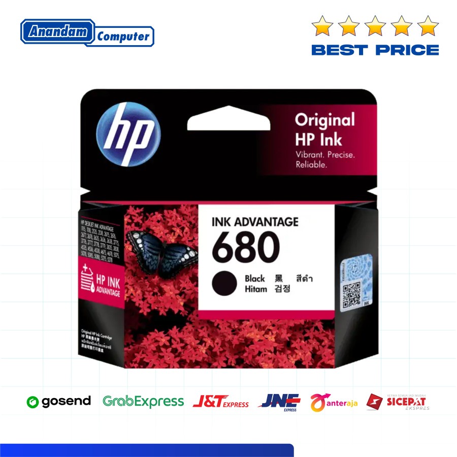 HP 680 Tri-color Original Ink Advantage Cartridge