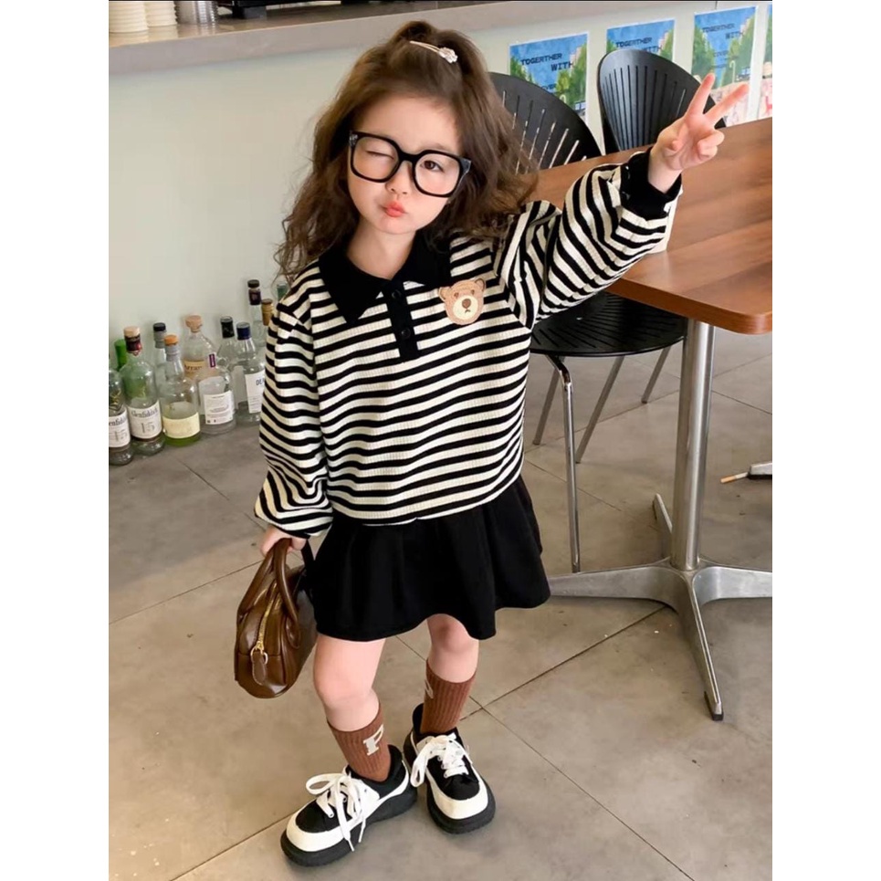 {Baru Datang} SH-1426  Setelan Anak Import MAURA / Setelan Celana Rok Anak Import / Setelan Rok Anak