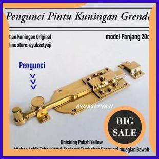 accessories Pengunci Pintu Panjang 20cm Gembok Batavia 20 cm Grendel Rumah Pagar Grendel P