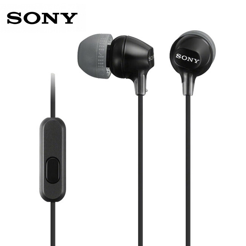 Sony 3.5mm Wired Headset Sport Earbuds EX15AP Earphone Stereo