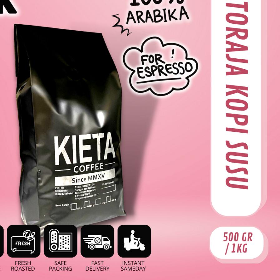 

➤ Biji Kopi Arabika Toraja Sapan untuk Kopi Susu / Espresso Blend 1kg ➢