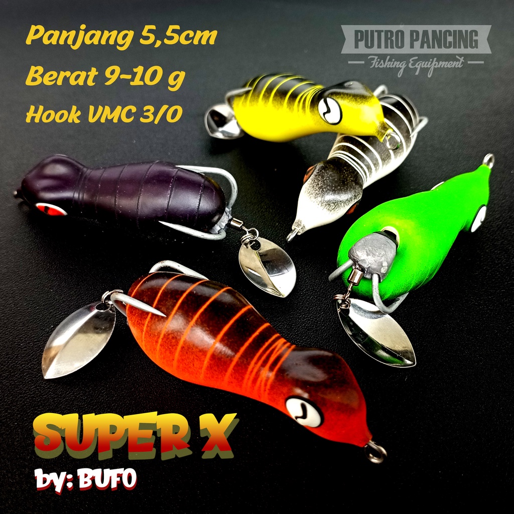 Lure SuperX Blade by Bufo Soft Frog softfrog