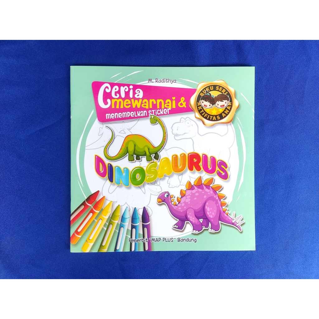 

Ceria Mewarnai dan Menempelkan Sticker Dinosaurus