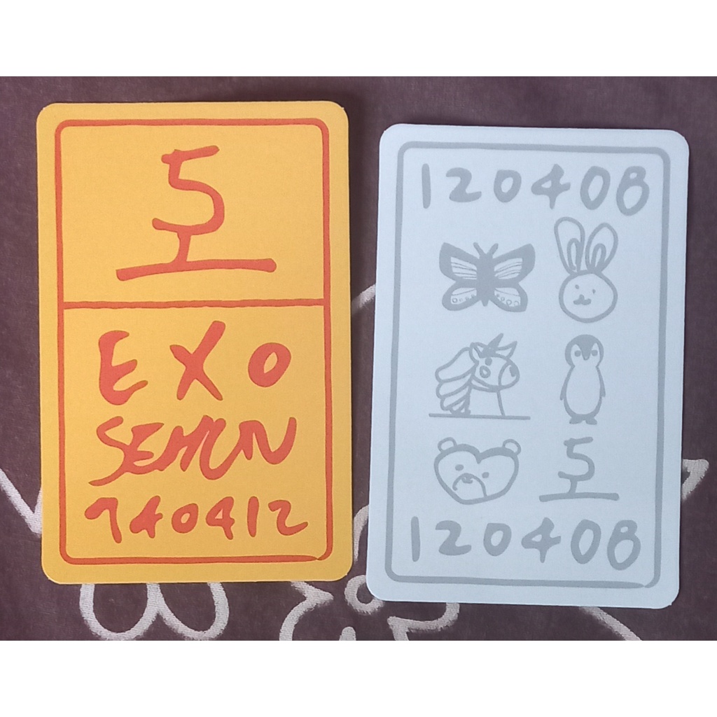 Lucky card Sehun Exo