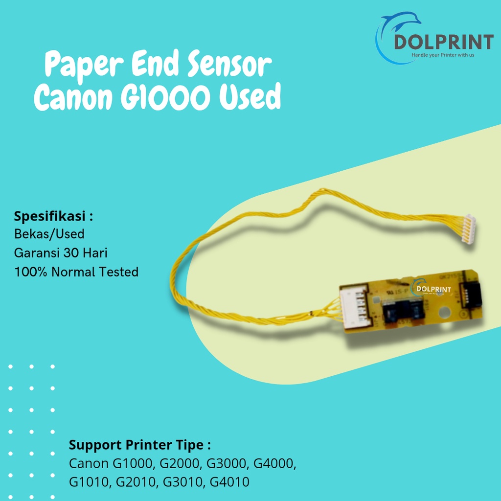 Sensor Canon G1000 G4010 G3010 G2010 G1010 PE Sensor Kertas Belakang G1000 G2000 G3000 Bekas