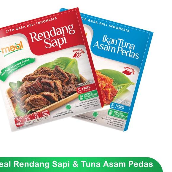 

☋ I-Meal Rendang Sapi dan Tuna Asam Pedas ✮