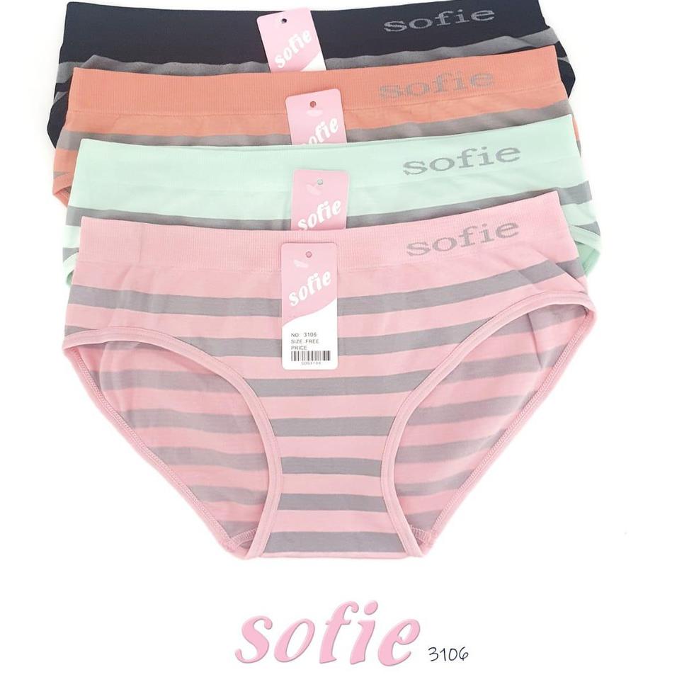 Bagus CD CELANA DALAM WANITA RAJUT SOFIE FIT TO M L XL 3106/ 3091/ 3107/ 3060/ 22582/ 22583
