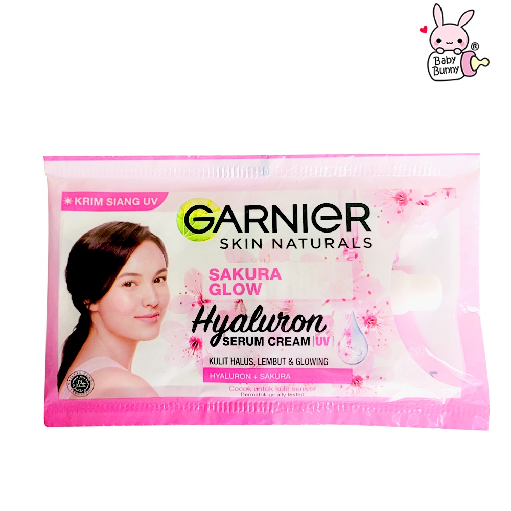 ❤ BELIA ❤ Garnier Yoghurt Sleeping Mask | Light Complete | Sakura White Whitening Serum Cream 7mL | BABY BUNNY