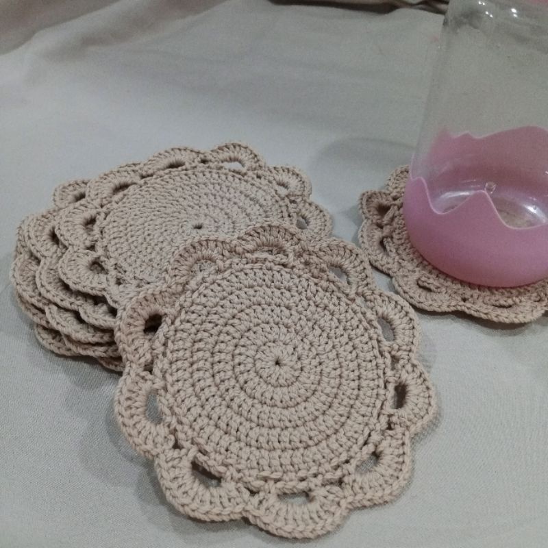 Sovenir pernikahan || Tatakan Gelas Aesthetic Sovenir Mewah