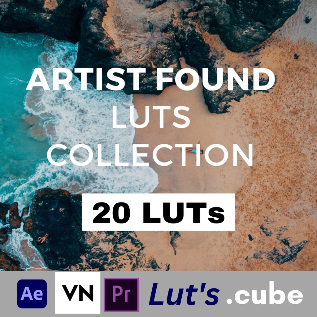 20 Artist Found LUTs Collection (Bisa VN,AE,Premier Pro)