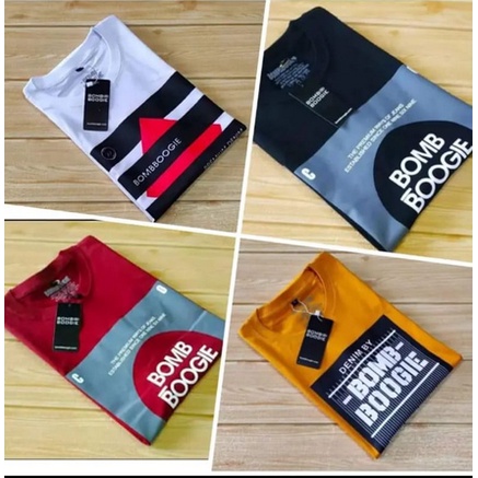 KAOS BOMBOGIE TERLARIS KAOS DISTRO PRIA