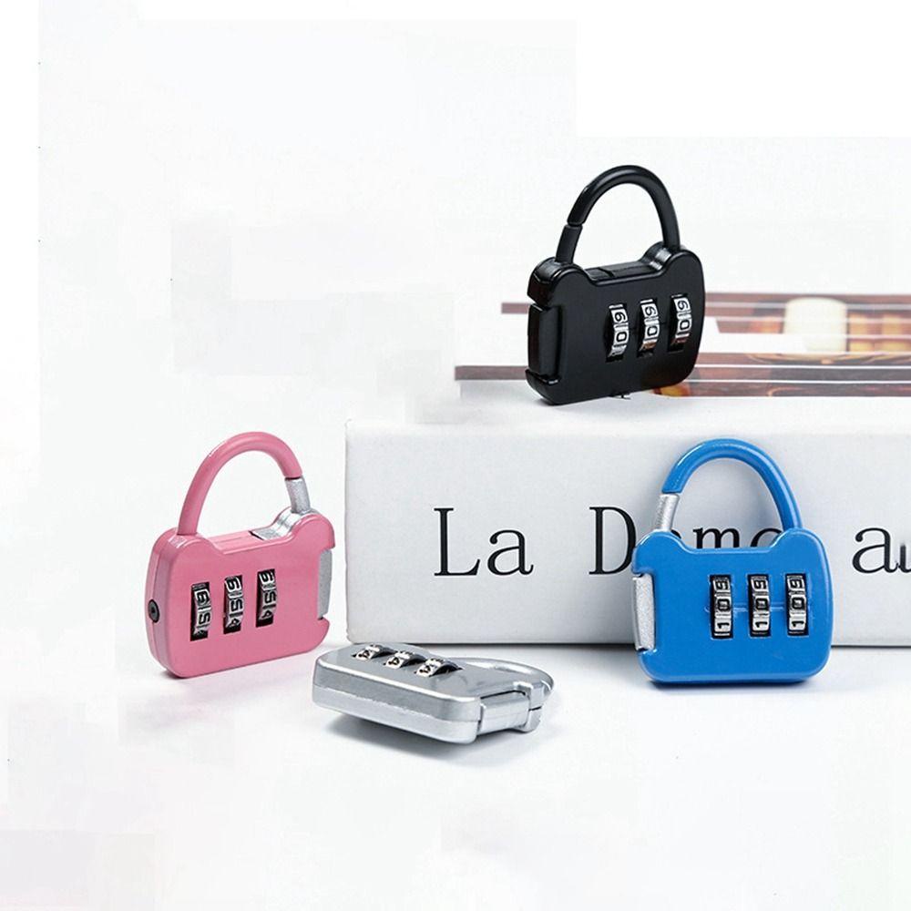 [Elegan] Lock Colorful 1Pcs Kabinet Tahan Lama Praktis Password Zipper Lock